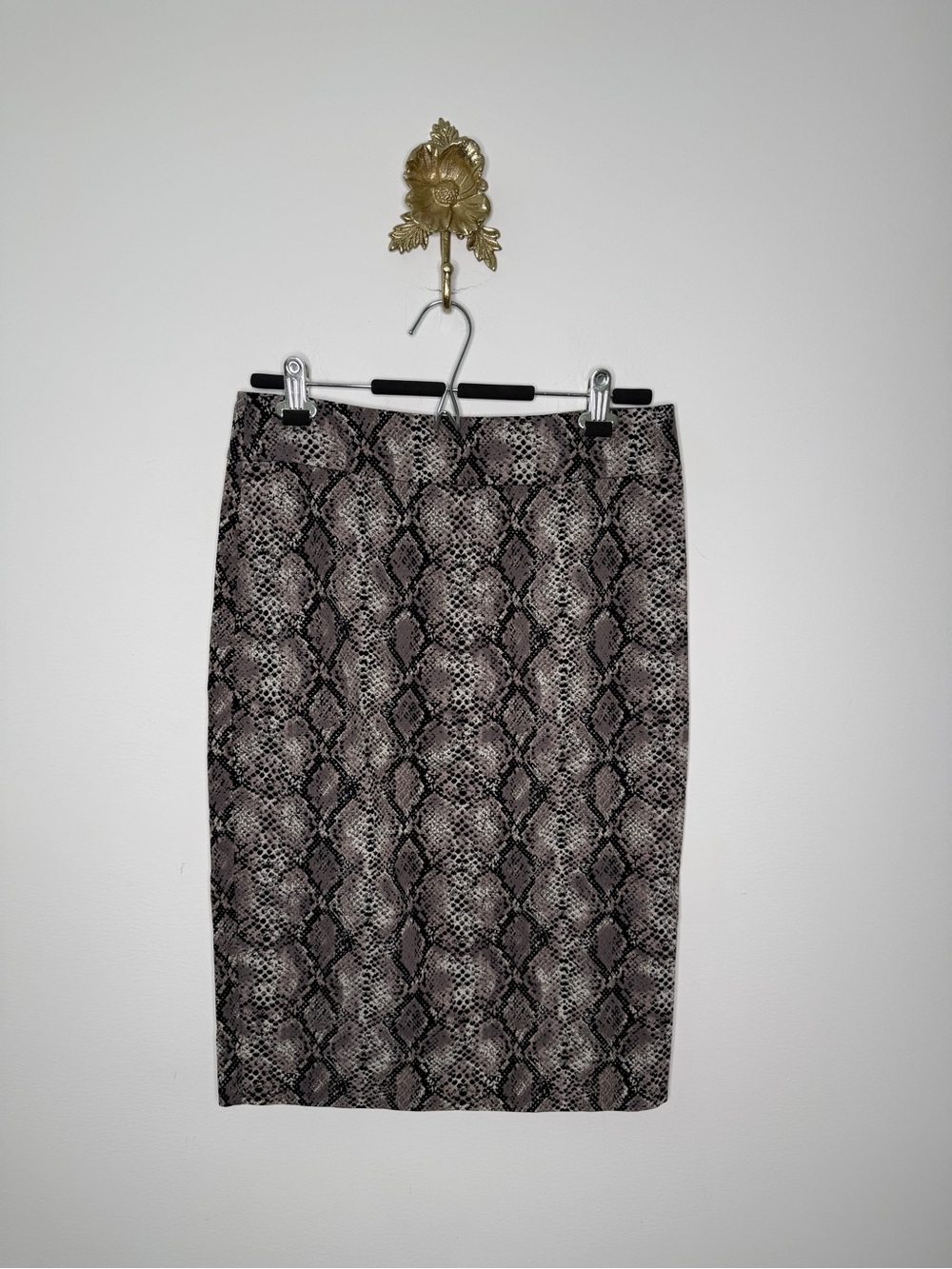 Estelle and Finn Snakeskin Print Pencil Skirt 8